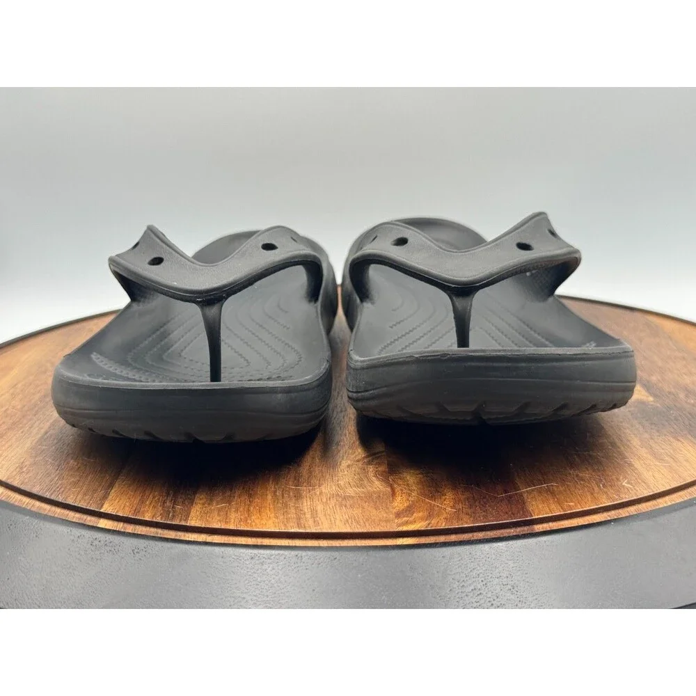 CROCS Men's Classic II Flip Flops Sandals Size Men's 10 Black